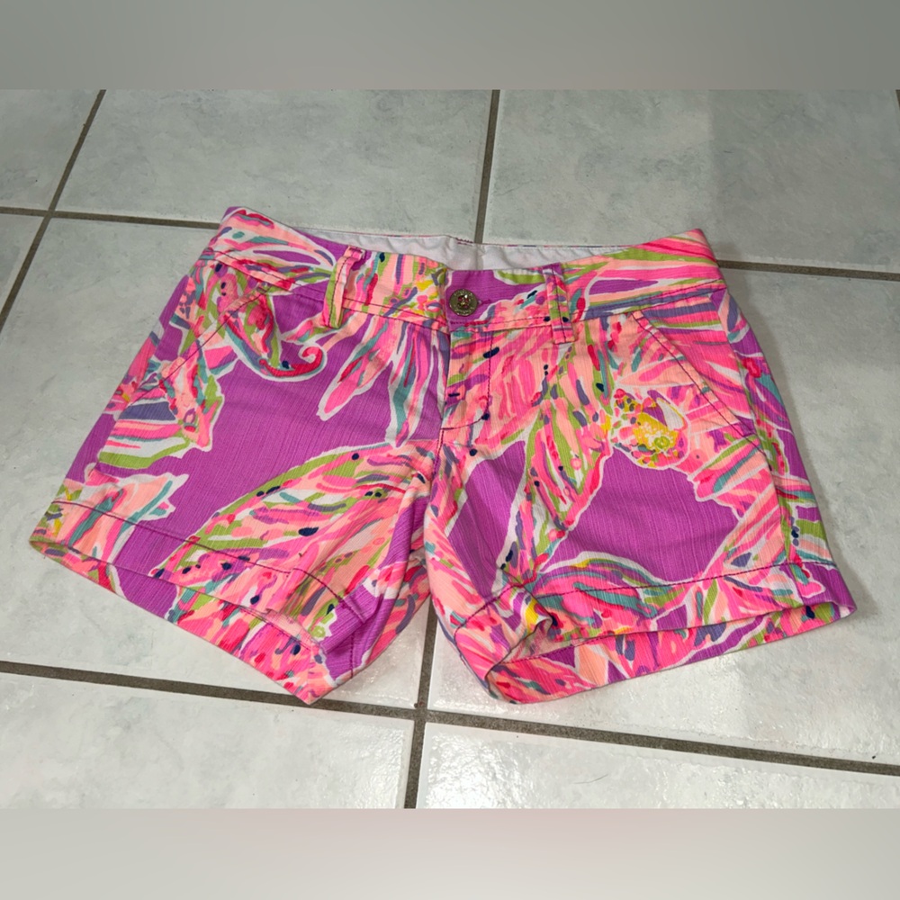 Lilly Pulitzer Pink and Purple Shorts